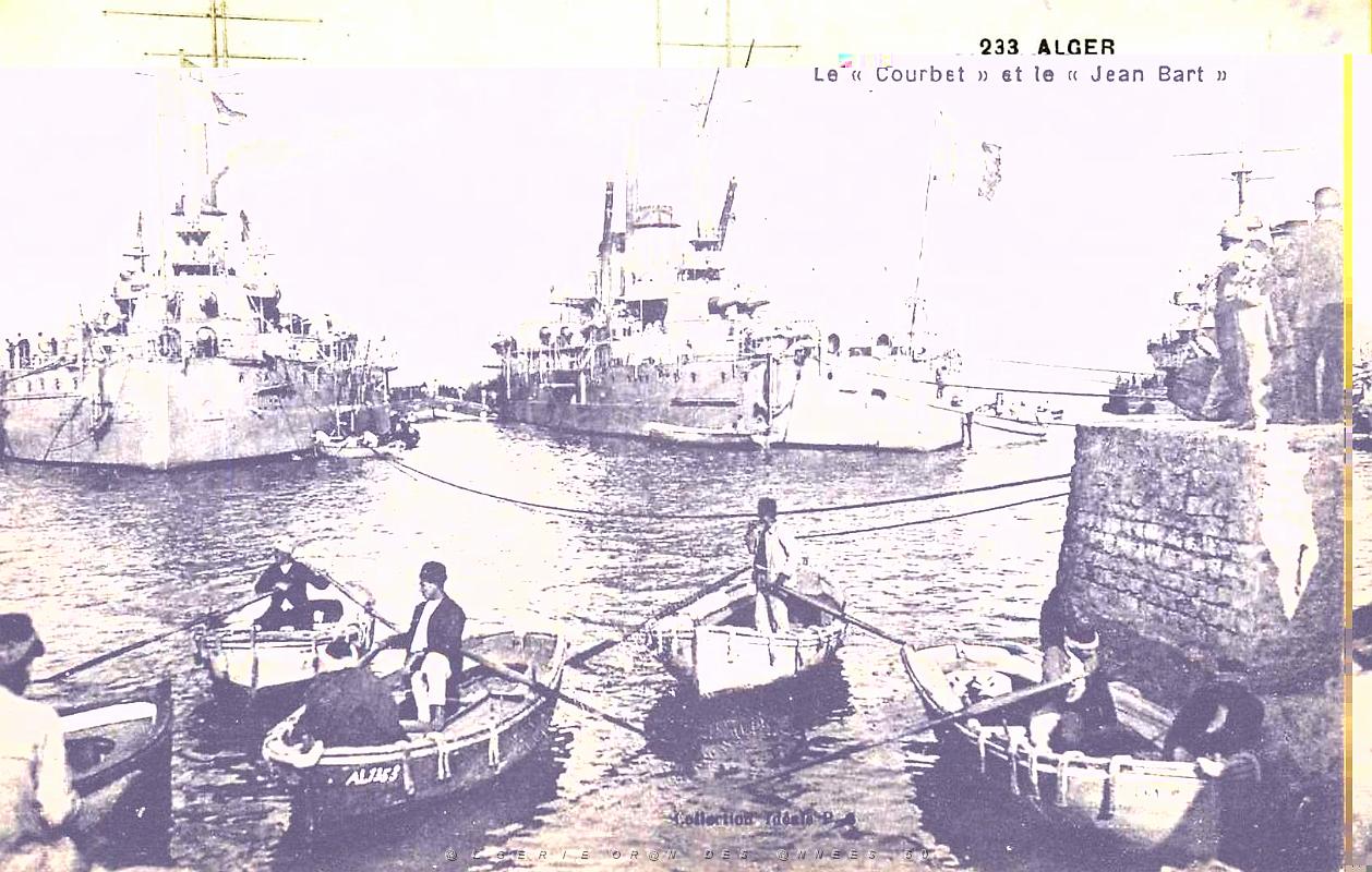 305- Alger - Le Courbet et le Jean Bart.jpg
